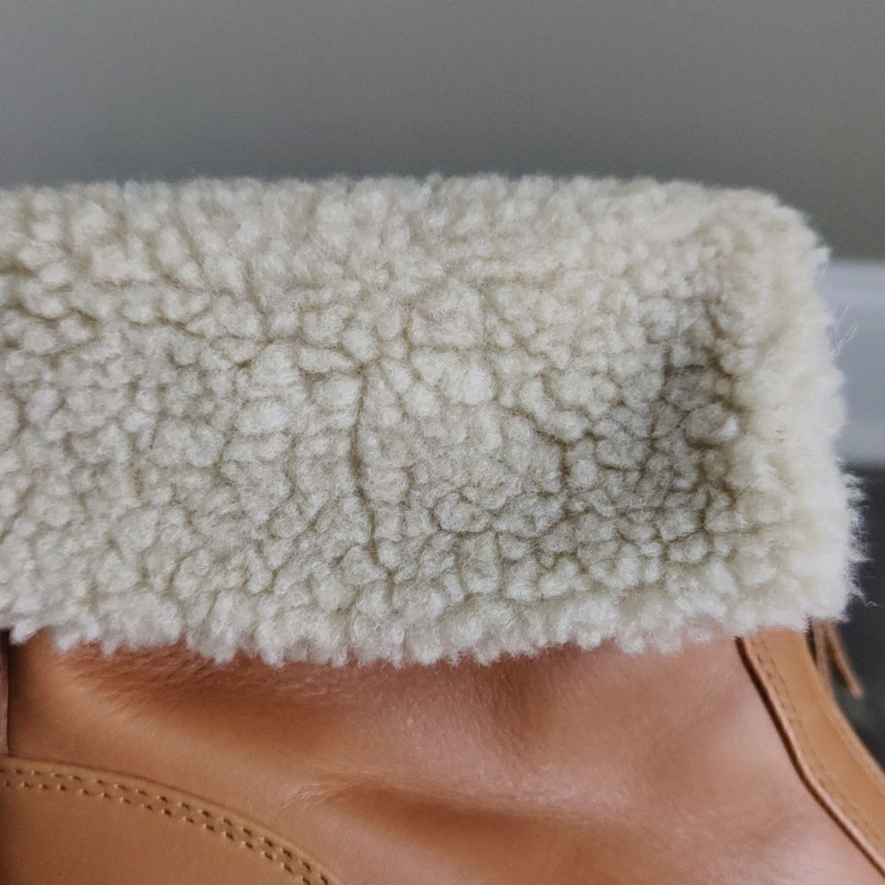 Sam Edelman Sherpa zip leather booties - Picture 8 of 8